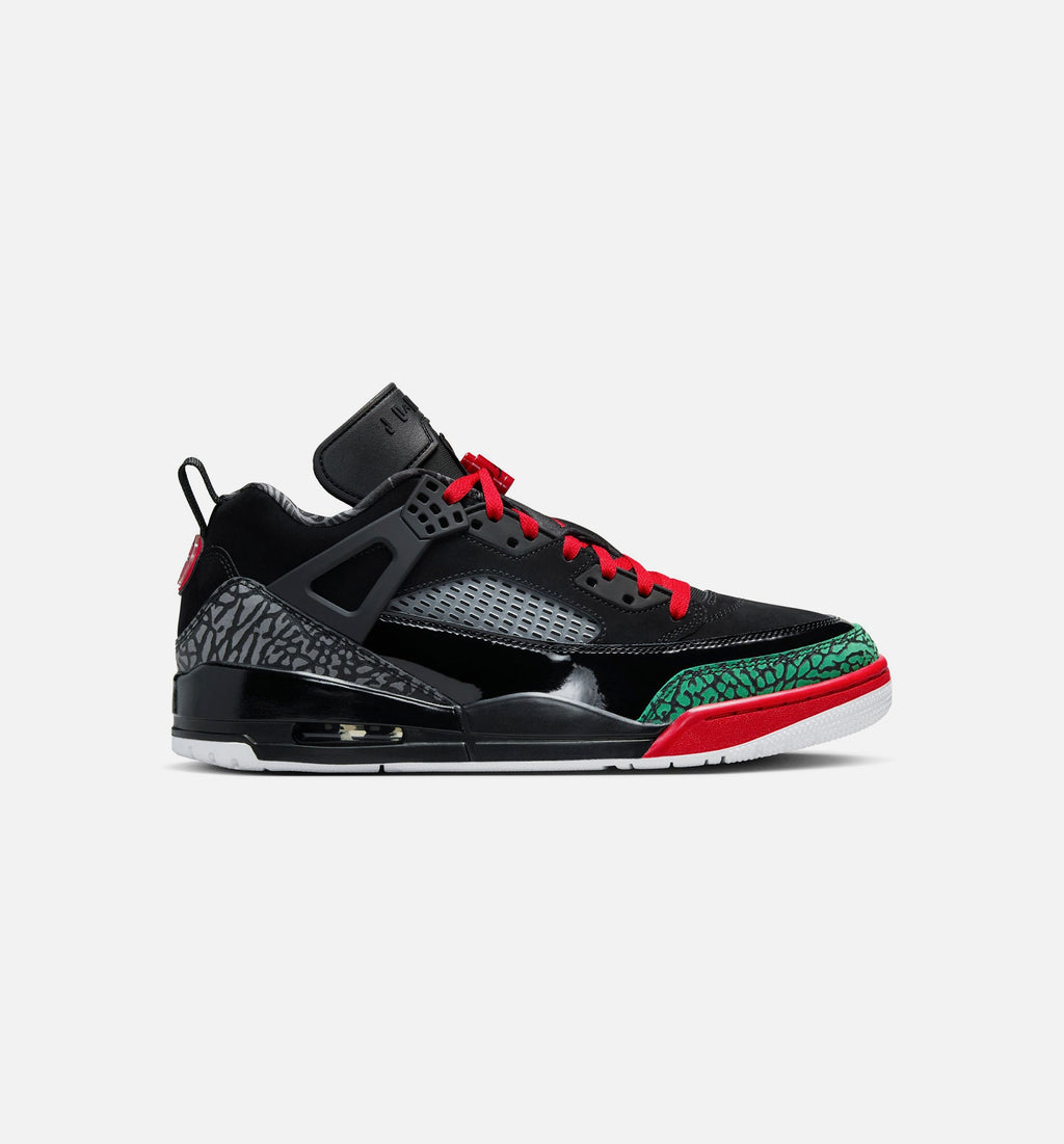 Spizike Low Men's Sneakers - Black/Classic Green/White/Varsity Red