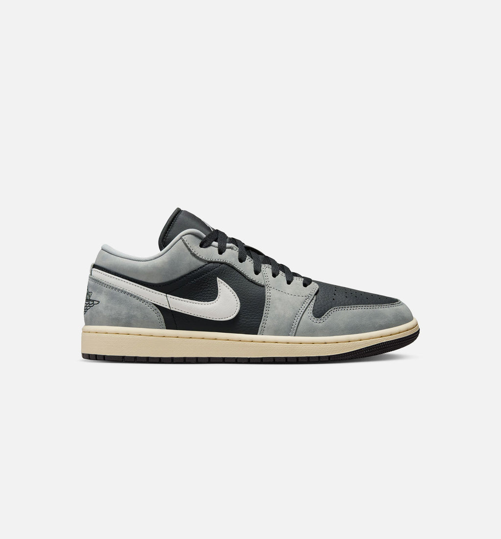 Air Jordan 1 Low SE Men's Sneakers - Light Smoke Grey/White/Off Noir