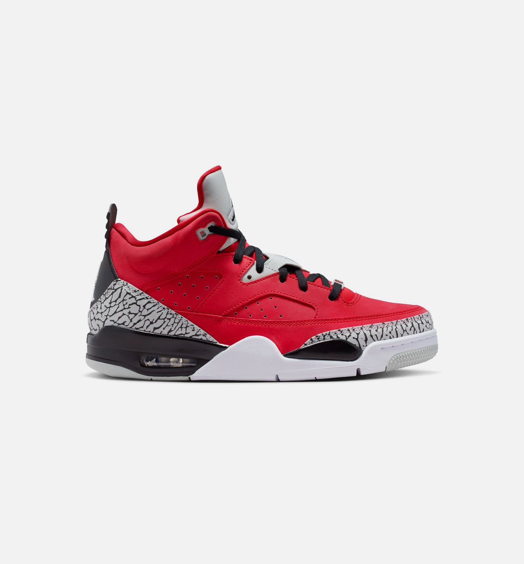 Son of Mars Low Men's Sneakers - Fire Red/Black/Grey/Mist White