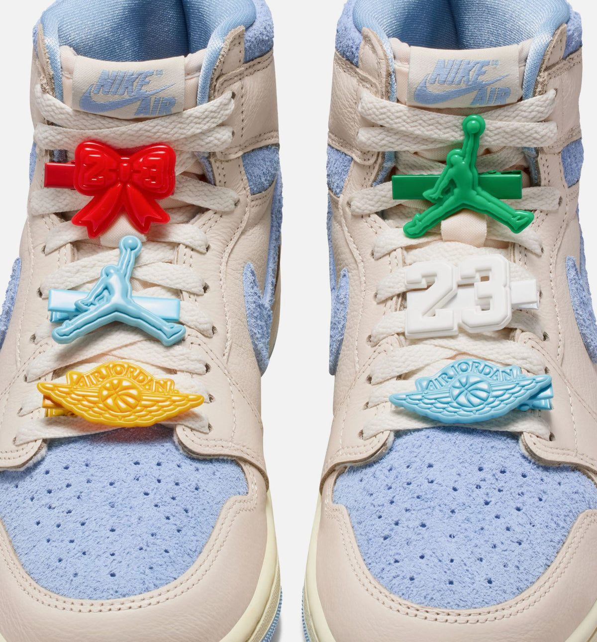 Air Jordan 1 Retro High OG Women's Sneakers - Pale Ivory/Psychic Blue/Coconut Milk