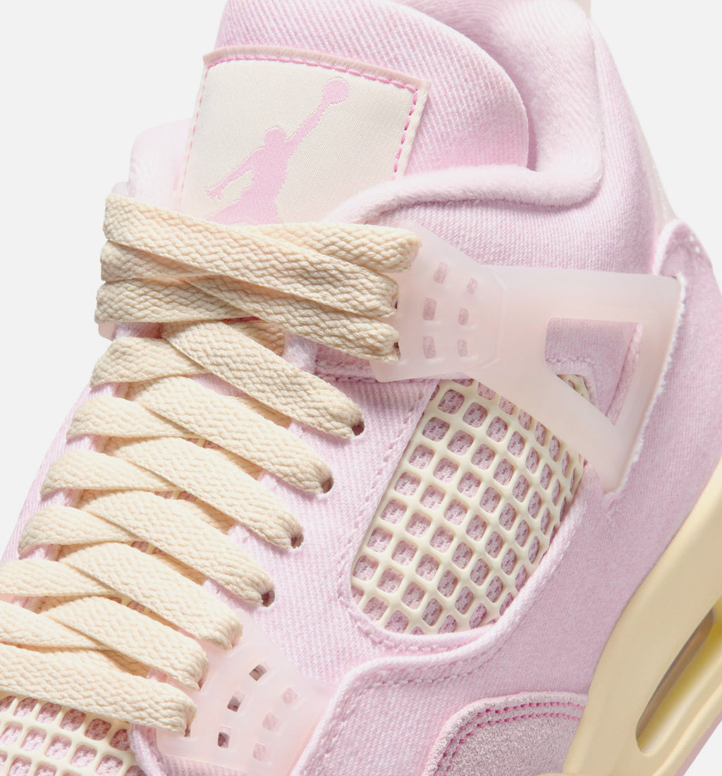 Air Jordan 4 Retro Pink Pearl and Iced Carmine Women's Sneakers - Pearl Pink/Iced Carmine/Coconut Milk