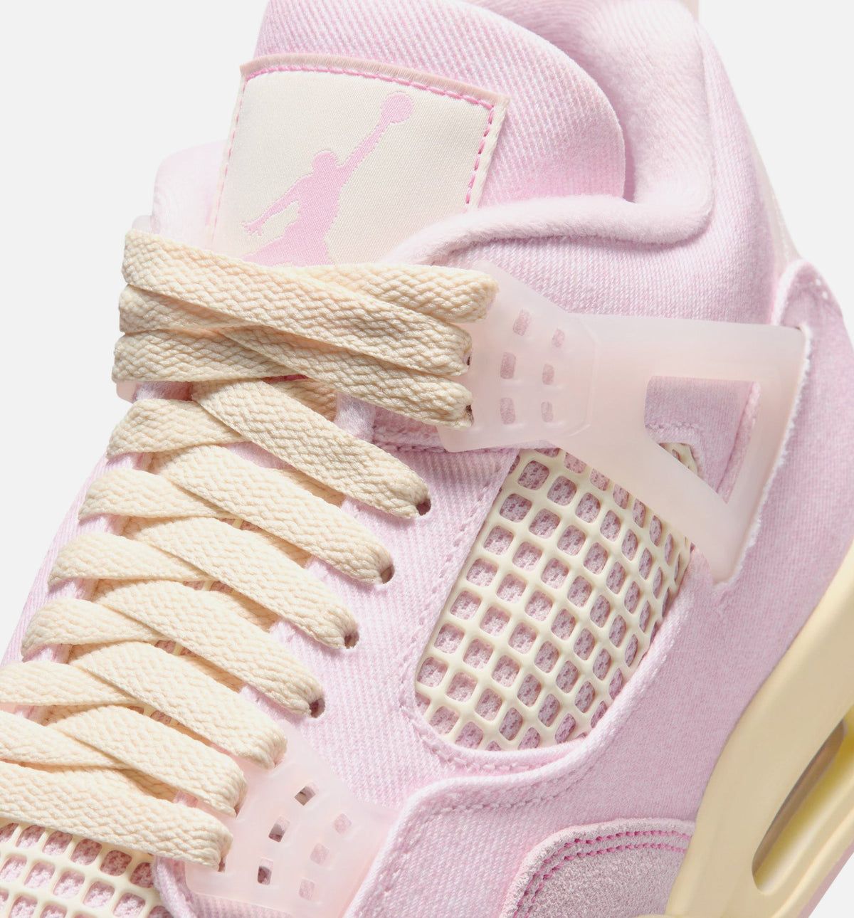 Air Jordan 4 Retro Pink Pearl and Iced Carmine Women's Sneakers - Pearl Pink/Iced Carmine/Coconut Milk