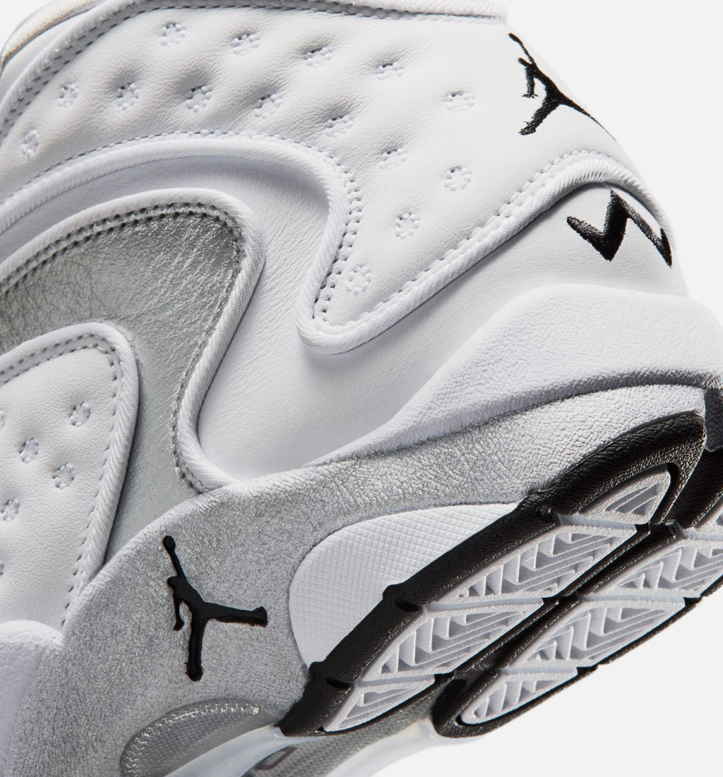 Air Jordan OG Women's Sneakers - White/Black/Metallic Silver