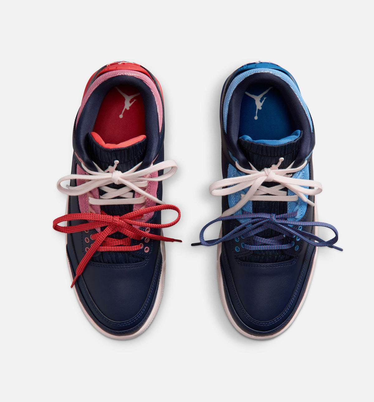 Air Jordan 3 Retro Sport Renaissance Women's Sneakers - Obsidian/Chalk/Track Red