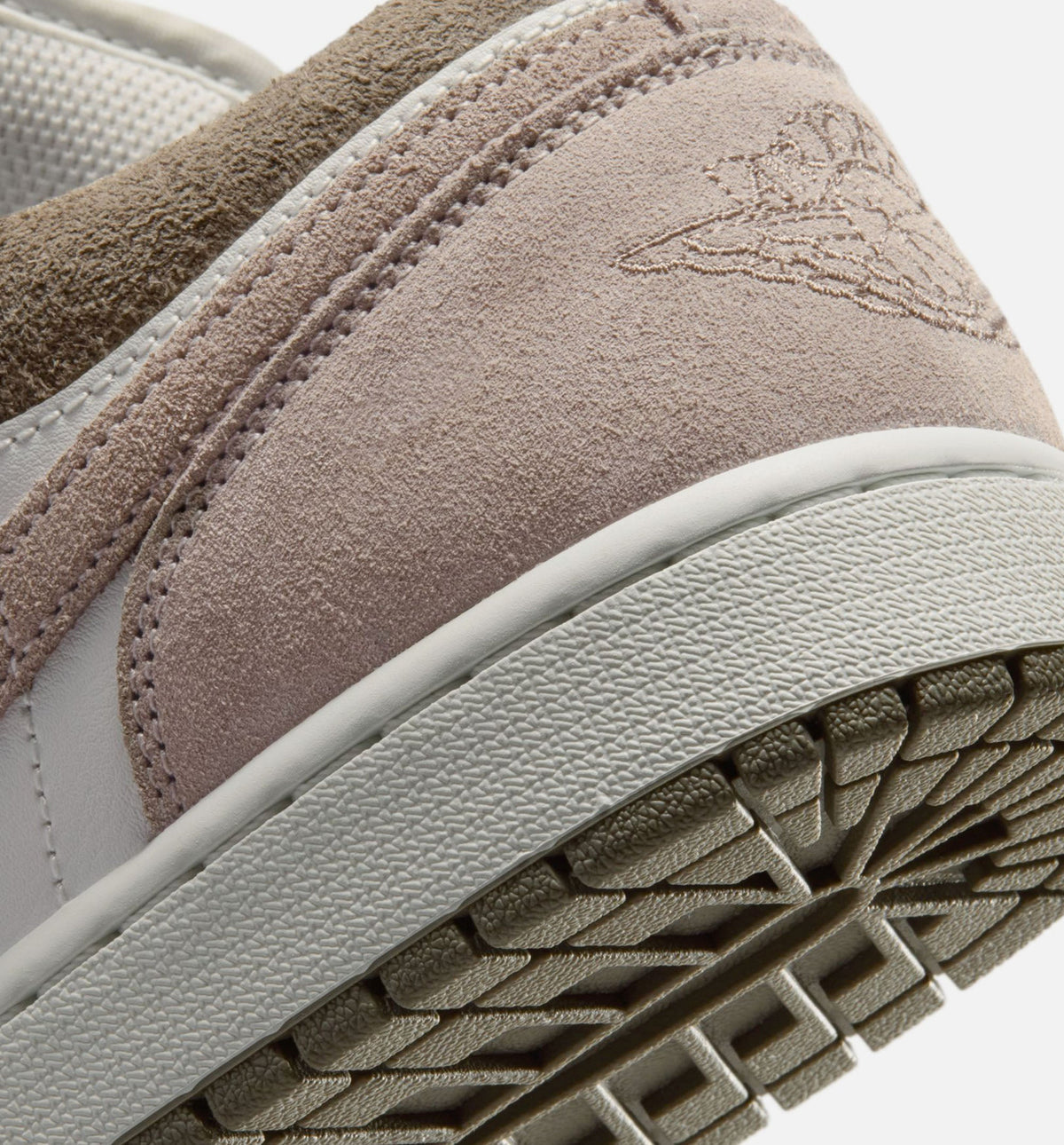 Air Jordan 1 Low Men's Sneakers - Olive Grey/Enigma Stone/Summit White