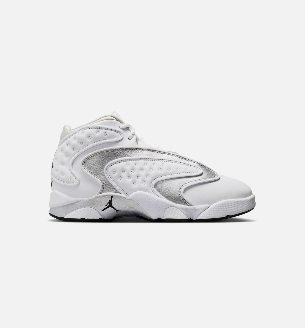Air Jordan OG Women's Sneakers - White/Black/Metallic Silver
