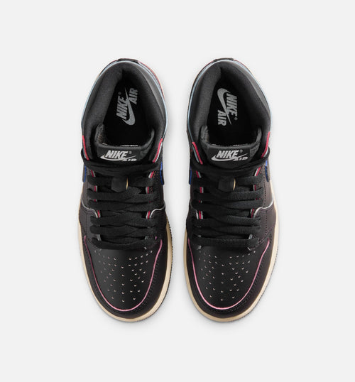 Air Jordan 1 Retro High OG Grade School Sneakers - Black/Muslin