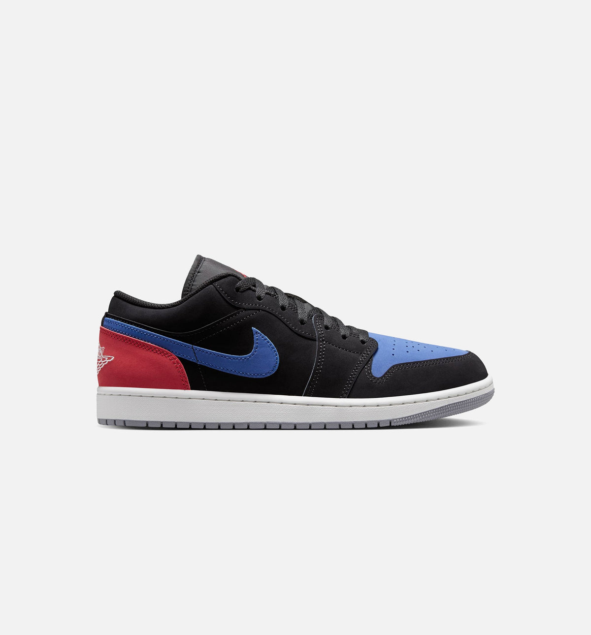 Air Jordan 1 Low Men's Sneakers - Black/Summit White/True Blue/Varsity Red