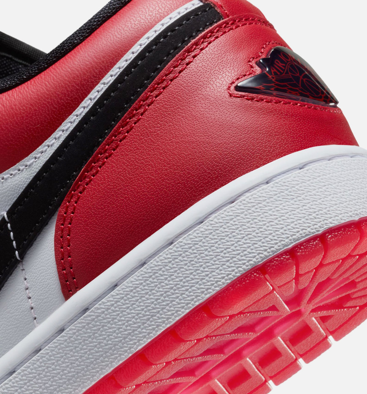 Air Jordan 1 Low SE Men's Sneakers - White/Varsity Red/Black