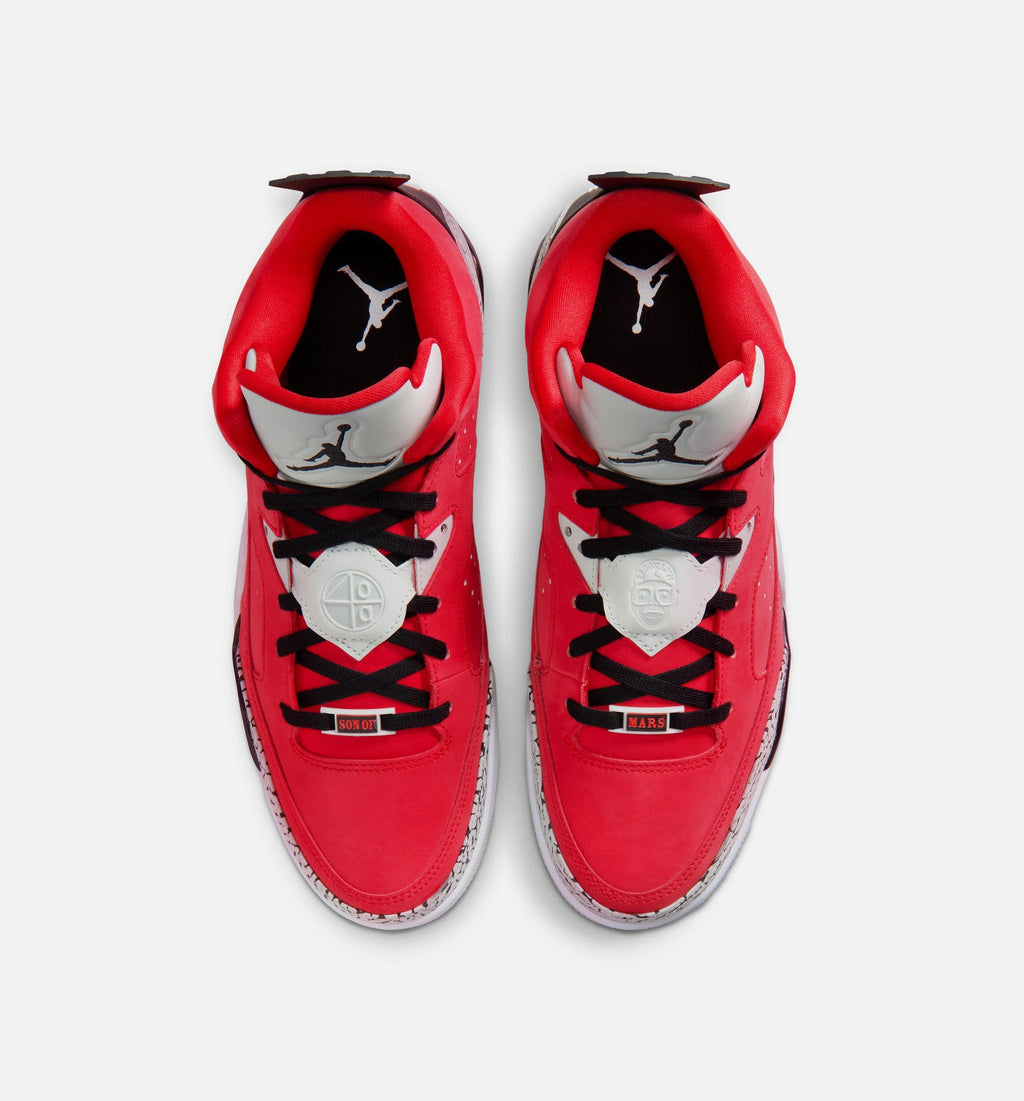 Son of Mars Low Men's Sneakers - Fire Red/Black/Grey/Mist White