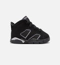 Air Jordan 6 Cap & Gown Infant/Toddler Sneakers - Black/Reflective Silver