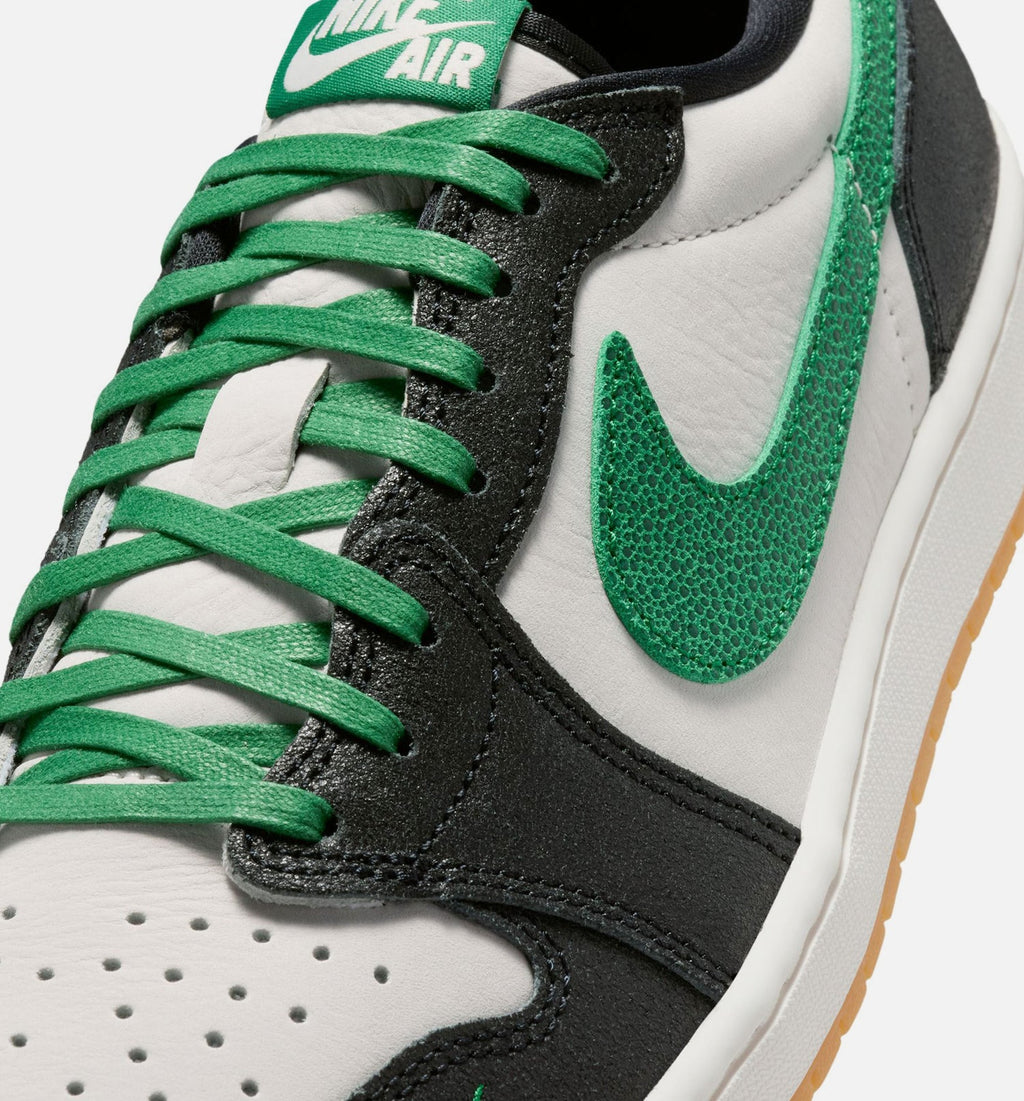 Air Jordan 1 Retro Low OG Men's Sneakers - Phantom/Pine Green/Black