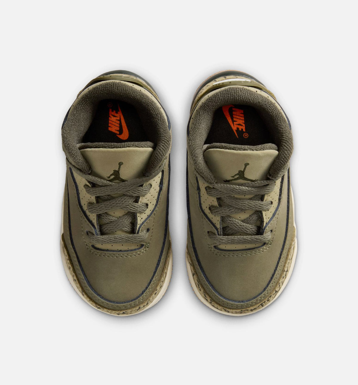Air Jordan 3 Retro Medium Olive Infant/Toddler Sneakers - Medium Olive/Sequoia/Neutral Olive/Sail