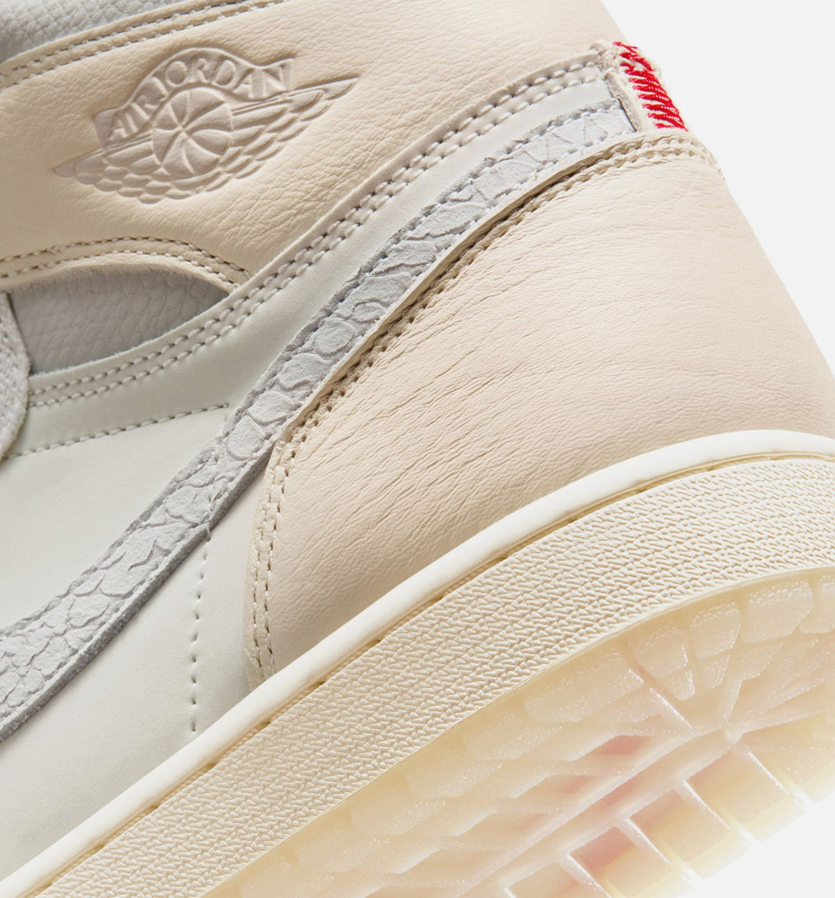 Air Jordan 1 Retro High OG Men's Sneakers - Sail/University Red/Pale Ivory/Coconut Milk/Phantom