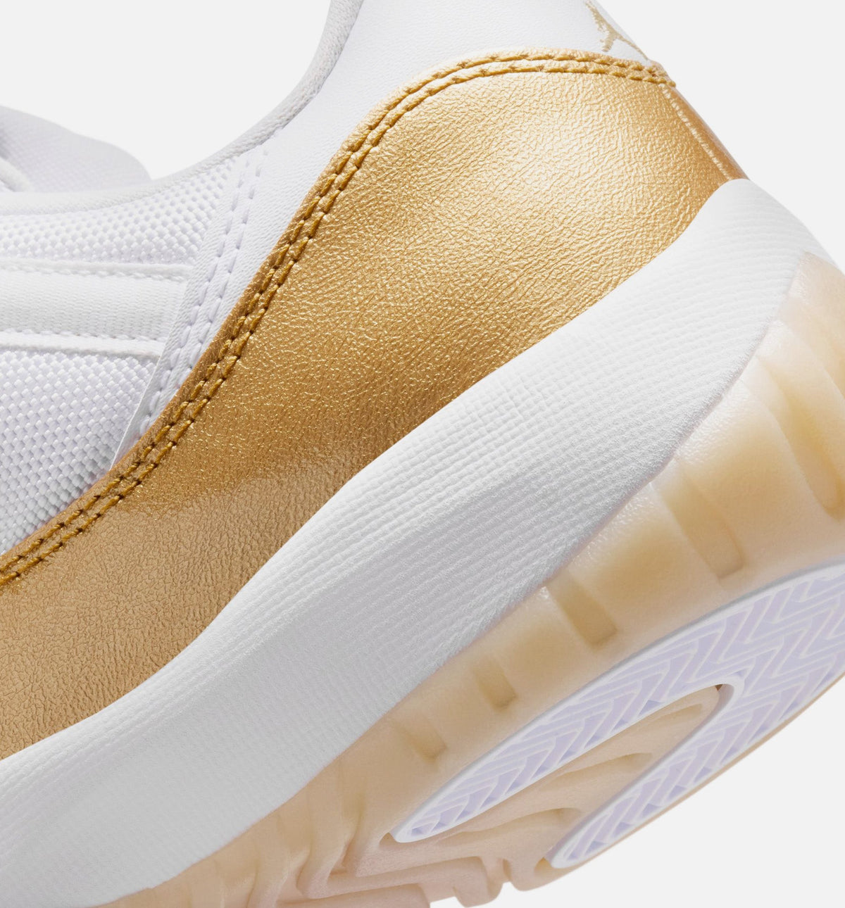 Air Jordan 11 Retro Low Mother's Day Women's Sneakers - White/Metallic Gold/Team Gold