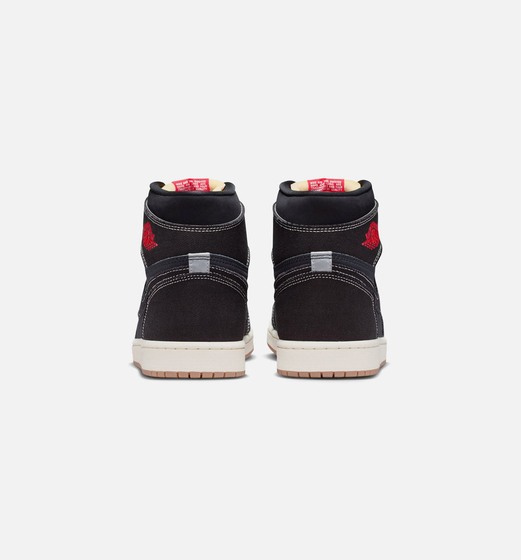 Air Jordan 1 Retro High OG Flight Club Men's Sneakers - Black/University Red/Sail/Gum Medium Brown