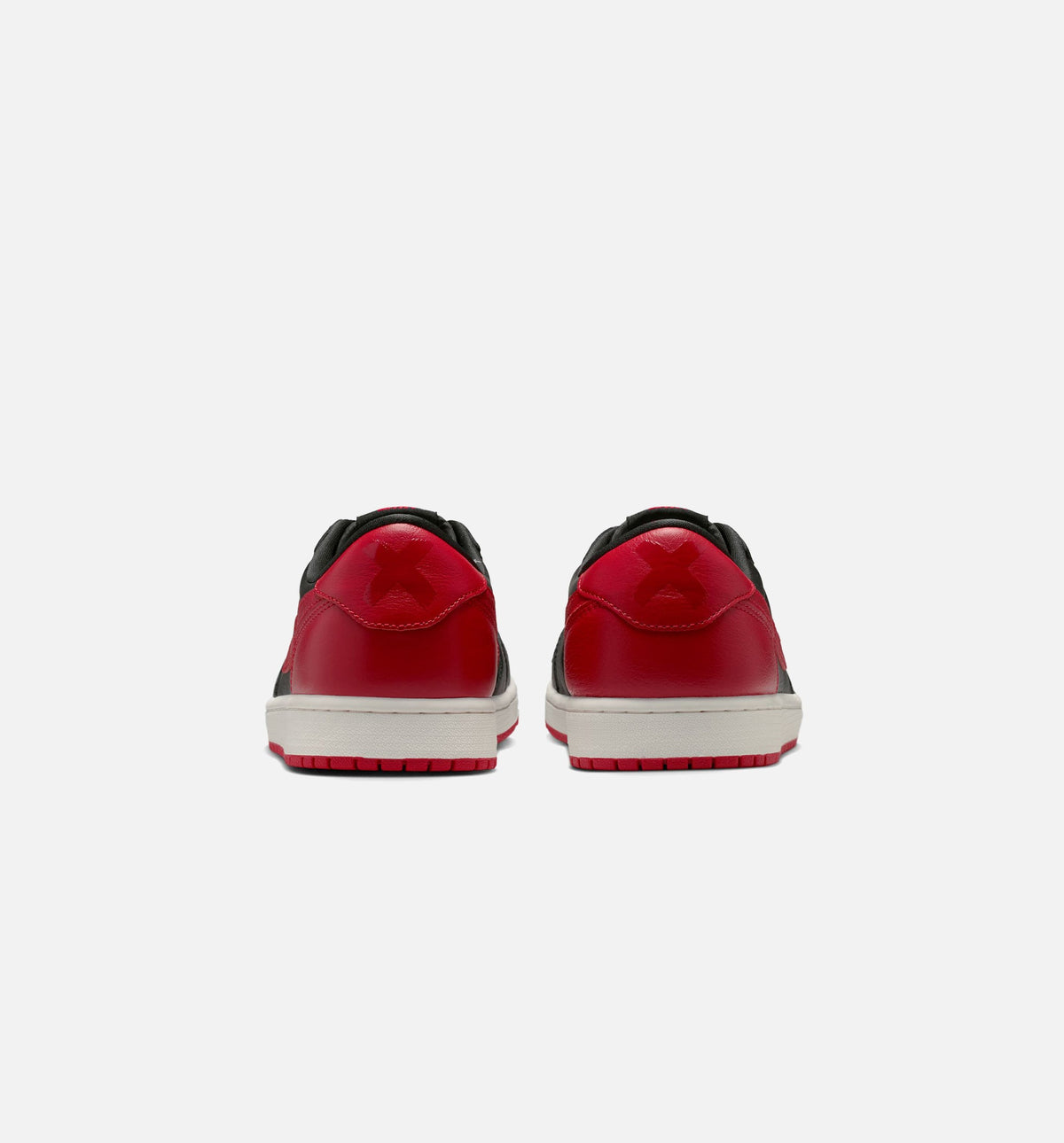 Air Jordan 1 Retro Low OG Banned Men's Sneakers - Black/Black/Varsity Red/Summit White