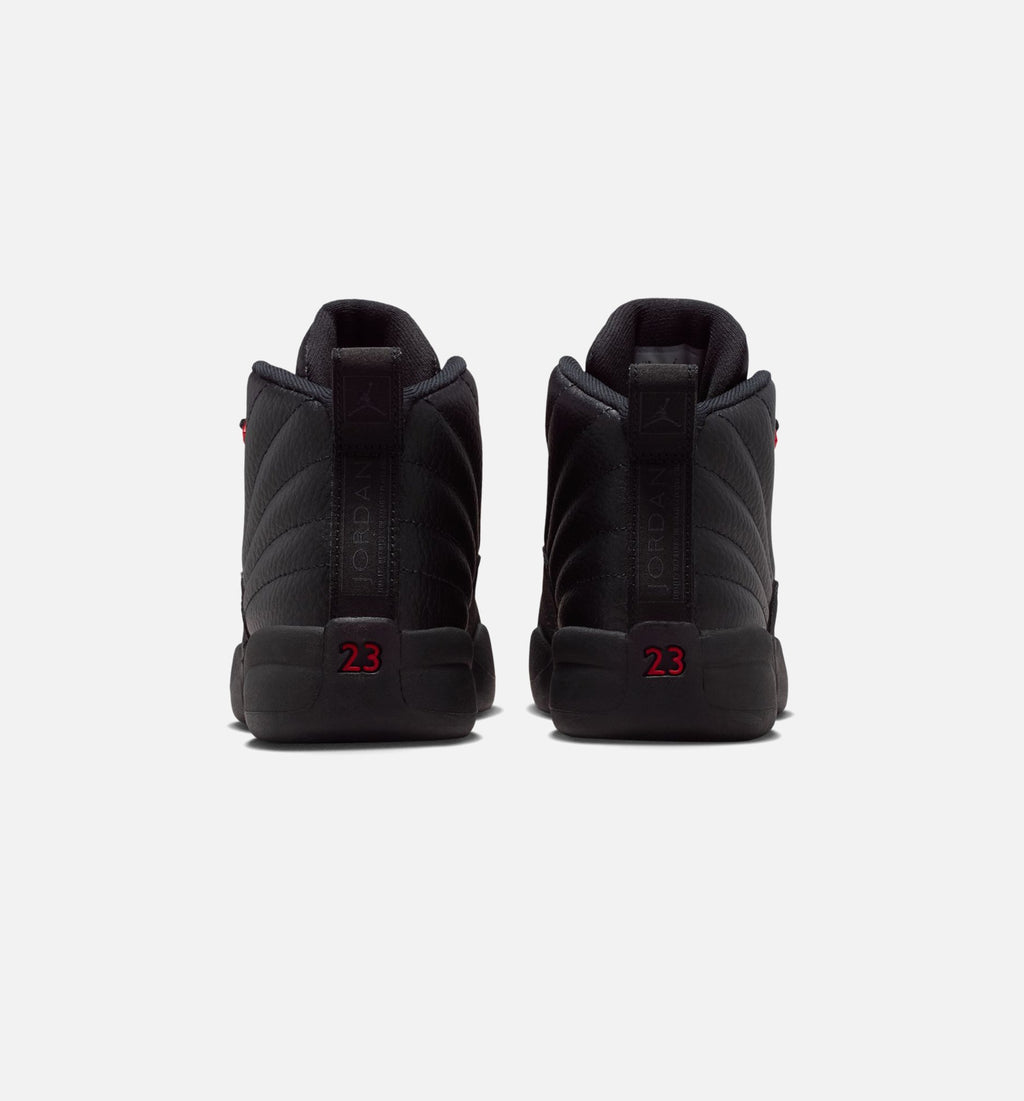 Air Jordan 12 Retro Bloodline Preschool Sneakers - Black/Varsity Red