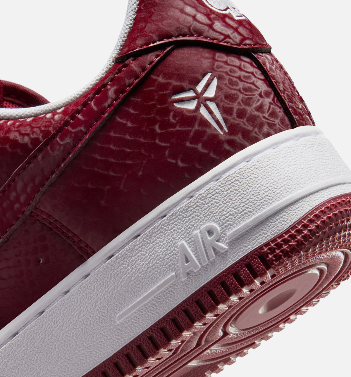 Kobe Air Force 1 Low Merion Men's Sneakers - Team Red/White