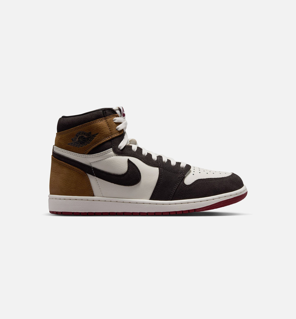 Air Jordan 1 Retro High OG Love Letter Men's Sneakers - Shadow Brown/Team Red/Light British Tan