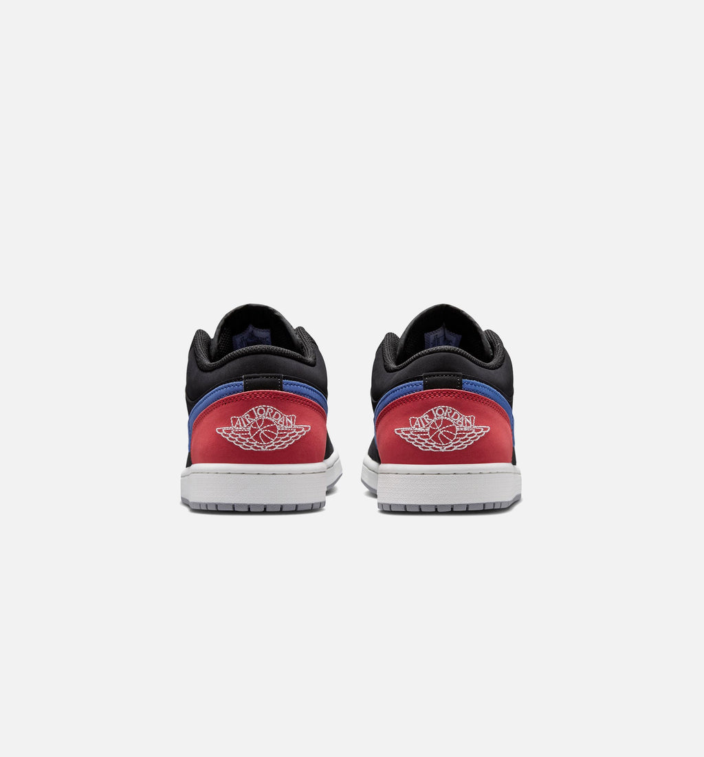 Air Jordan 1 Low Men's Sneakers - Black/Summit White/True Blue/Varsity Red