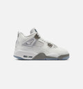 Air Jordan 4 Retro Blue Chill Grade School Sneakers - Photon Dust/Blue Chill/Flat Pewter/White/Blue Tint