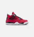 Air Jordan 4 Retro Toro Bravo Preschool Sneakers - Fire Red/White/Black/Cement Grey