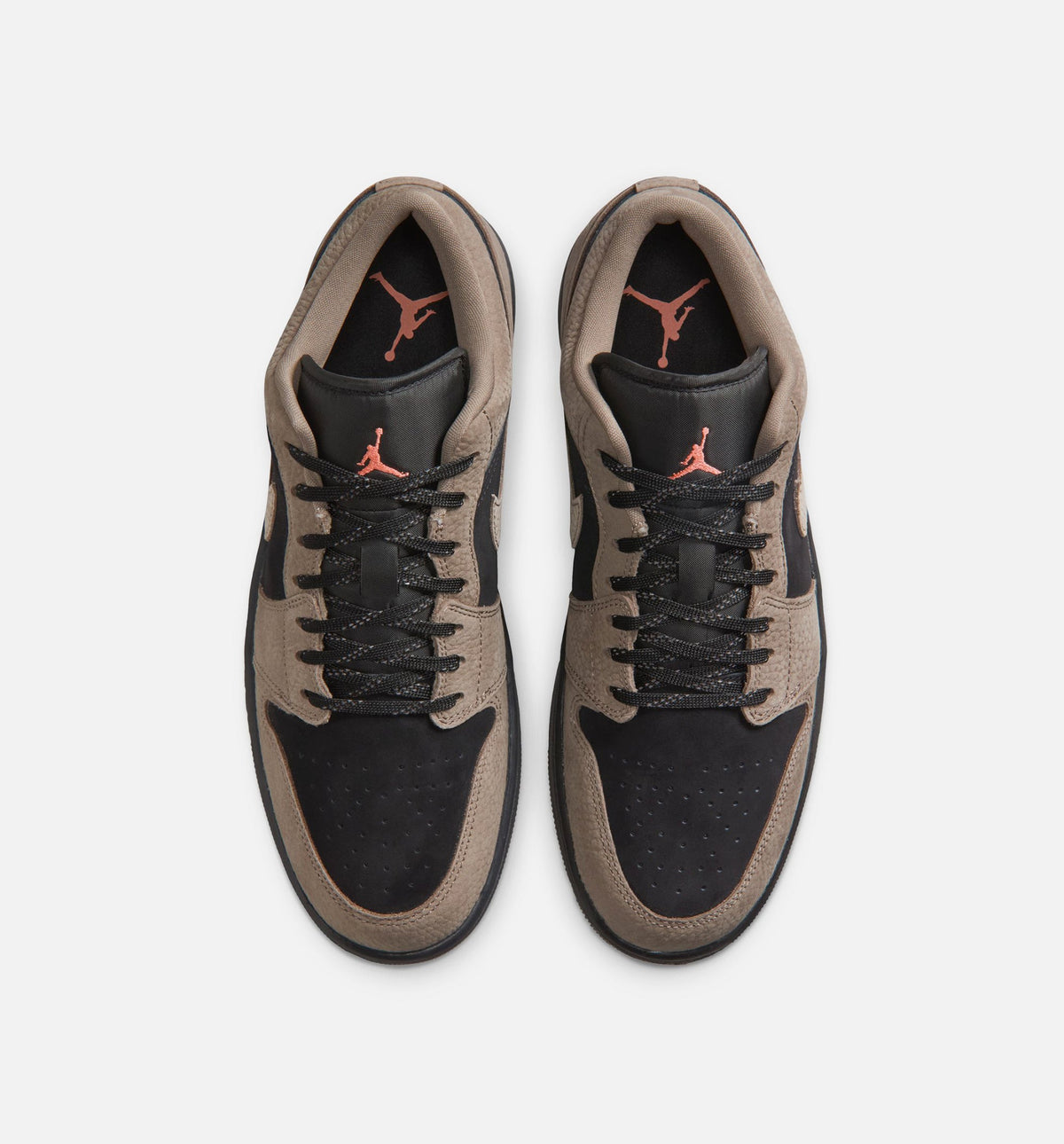 Air Jordan 1 Low SE Men's Sneakers - Black/Olive Grey/Light Wild Mango