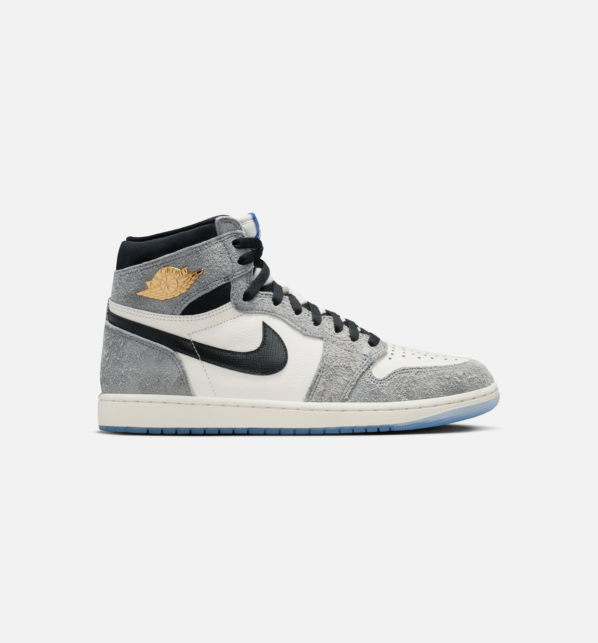 Air Jordan 1 Retro High OG Men's Sneakers - Cool Grey/Black/Sail/Game Royal/White