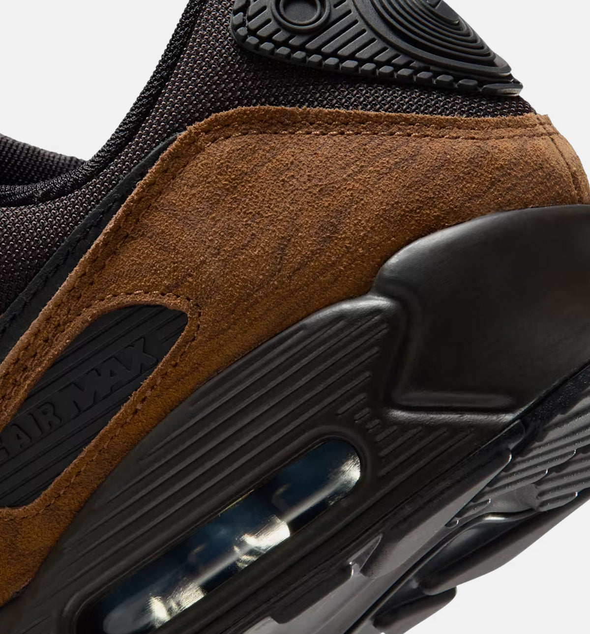 Air Max 90 Premium Men's Sneakers - Light British Tan/Velvet Brown/Black