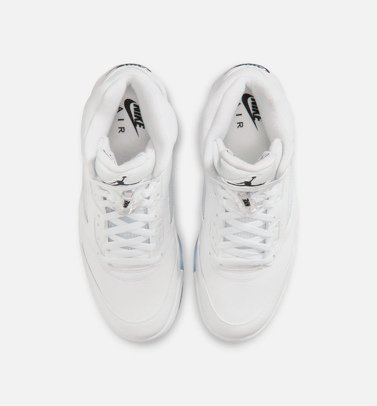 Air Jordan 5 Retro OG White Metallic Men's Sneakers - White/Metallic Silver/Black