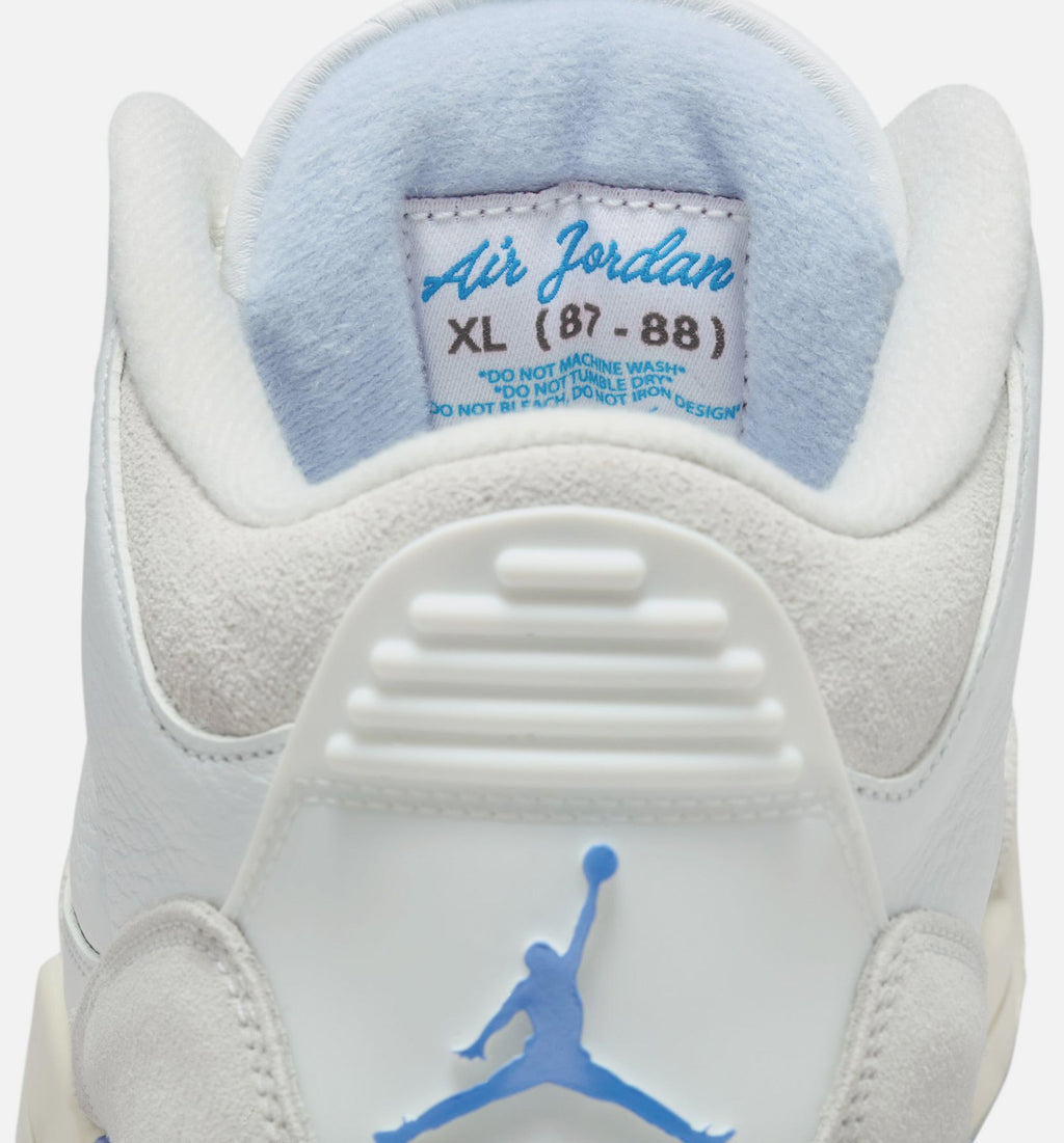 Air Jordan 3 Retro Lucky Shorts Men's Sneakers - Summit White/Hydrogen Blue/Legend Blue