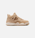 Air Jordan 4 Retro Cozy Girl Preschool Sneakers - Hemp/Light Orewood Brown