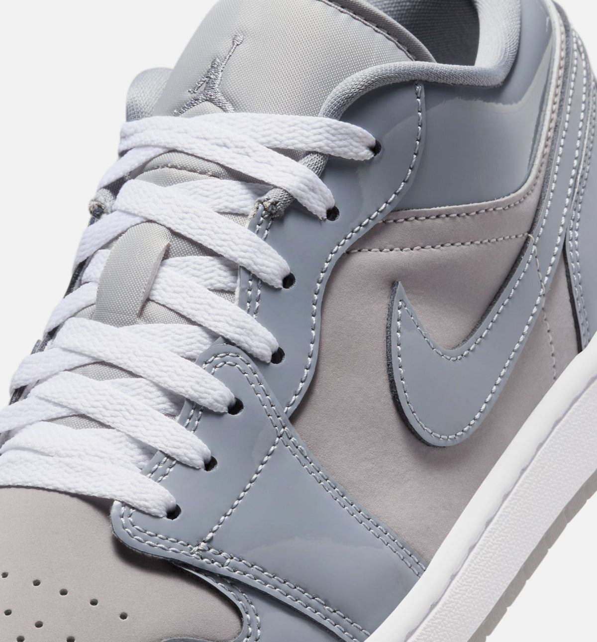 Air Jordan 1 Low Cool Grey Men's Sneakers - Grey/White