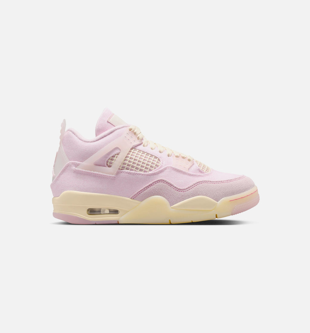 Air Jordan 4 Retro Pink Pearl and Iced Carmine Women's Sneakers - Pearl Pink/Iced Carmine/Coconut Milk
