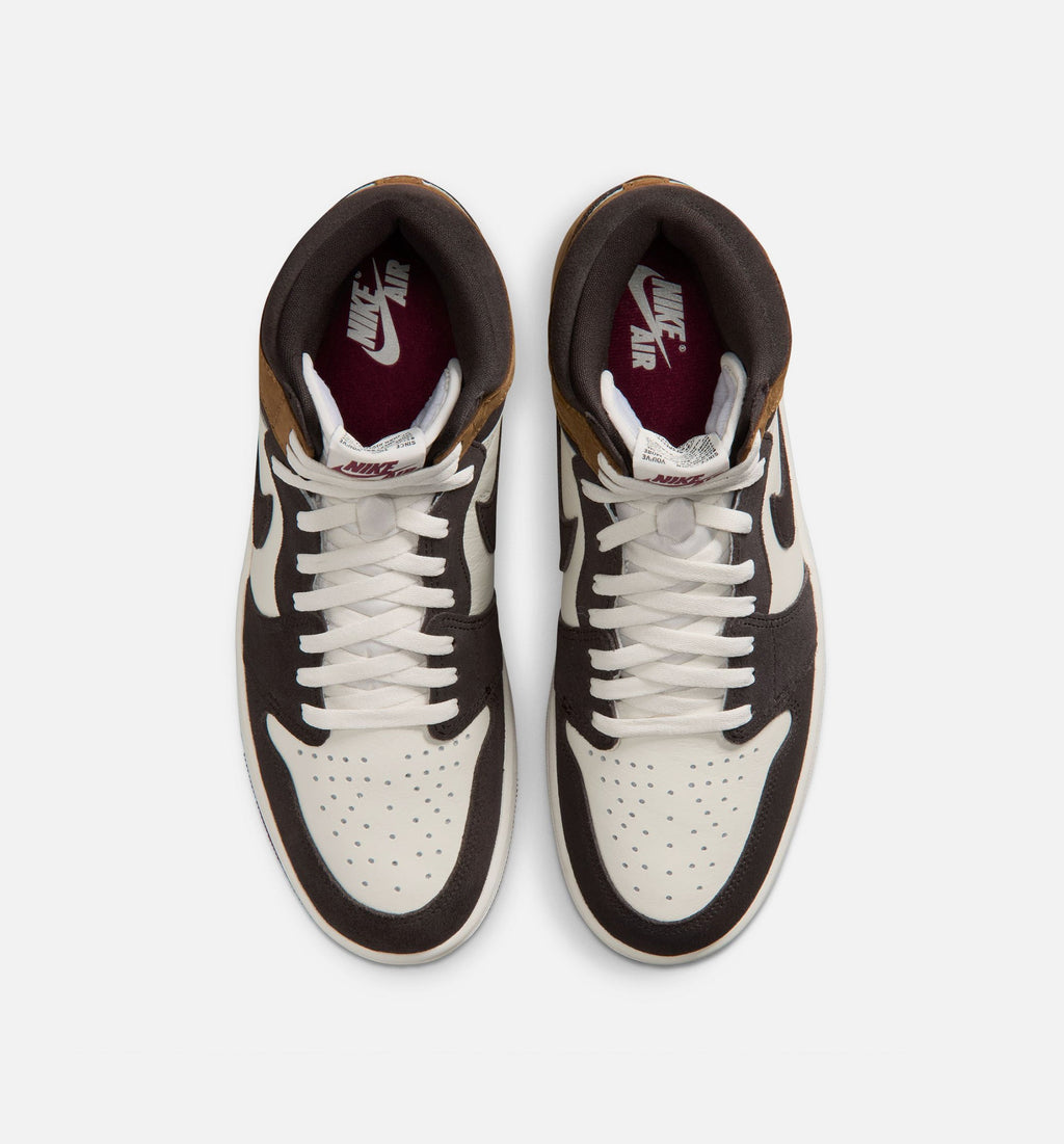 Air Jordan 1 Retro High OG Love Letter Men's Sneakers - Shadow Brown/Team Red/Light British Tan