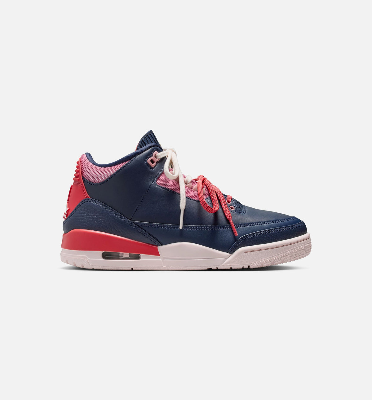 Air Jordan 3 Retro Sport Renaissance Women's Sneakers - Obsidian/Chalk/Track Red