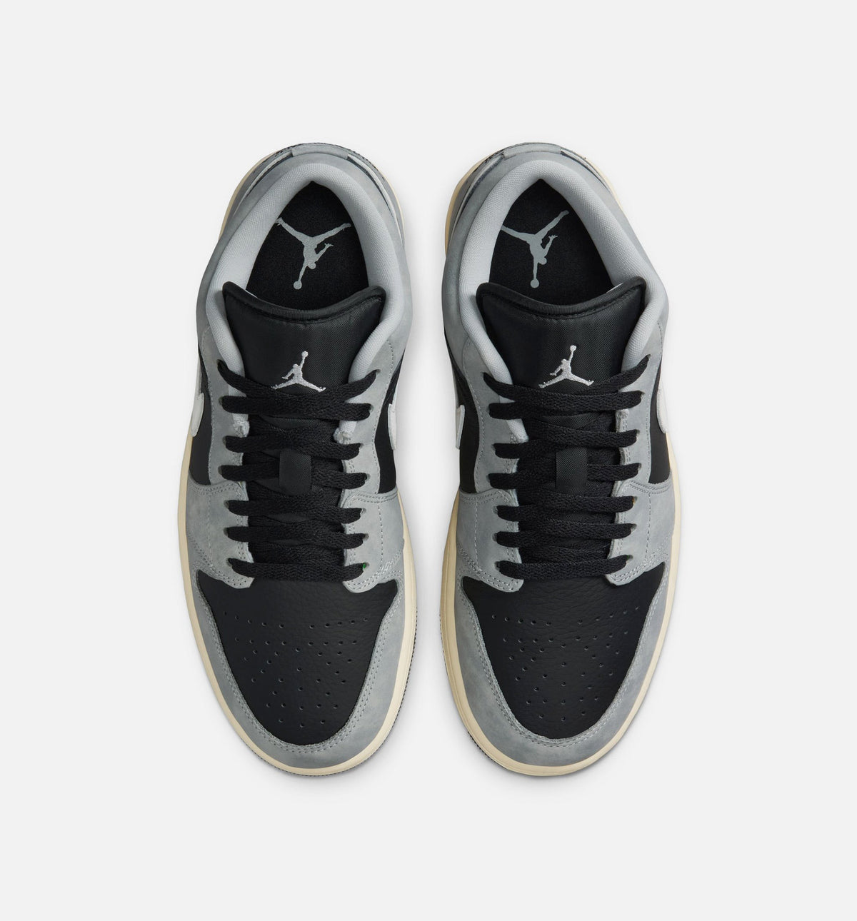 Air Jordan 1 Low SE Men's Sneakers - Light Smoke Grey/White/Off Noir