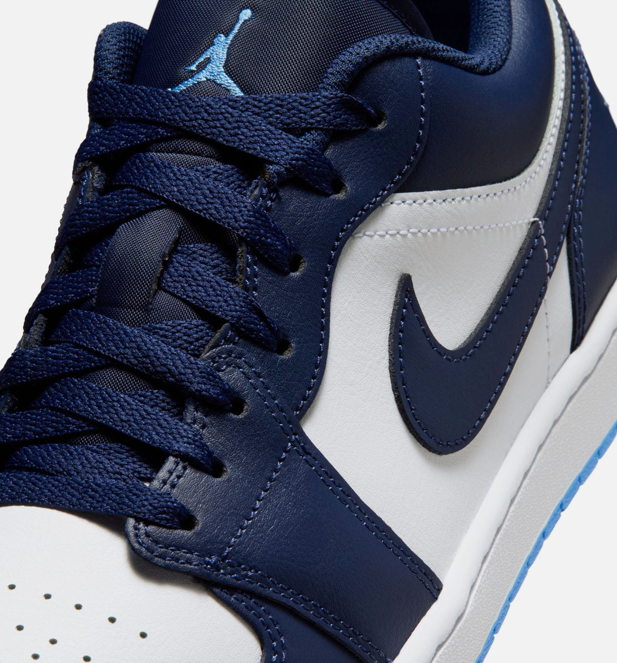 Air Jordan 1 Low Men's Sneakers - Midnight Navy/University Blue/White