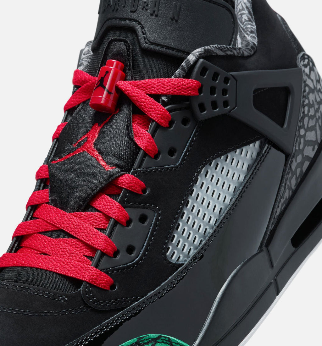 Spizike Low Men's Sneakers - Black/Classic Green/White/Varsity Red