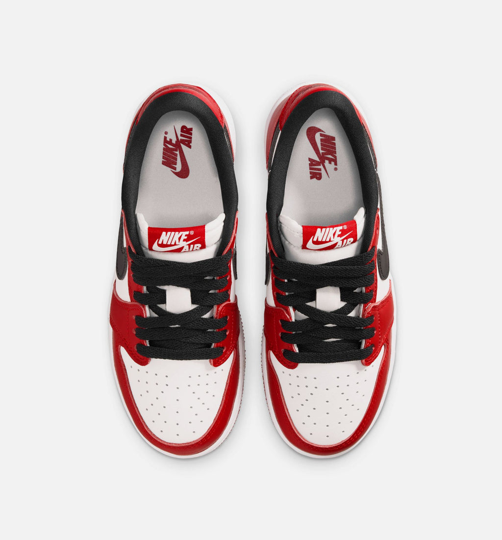 Air Jordan 1 Retro Low OG Chicago Grade School Sneakers - Varsity Red/Black/Summit White