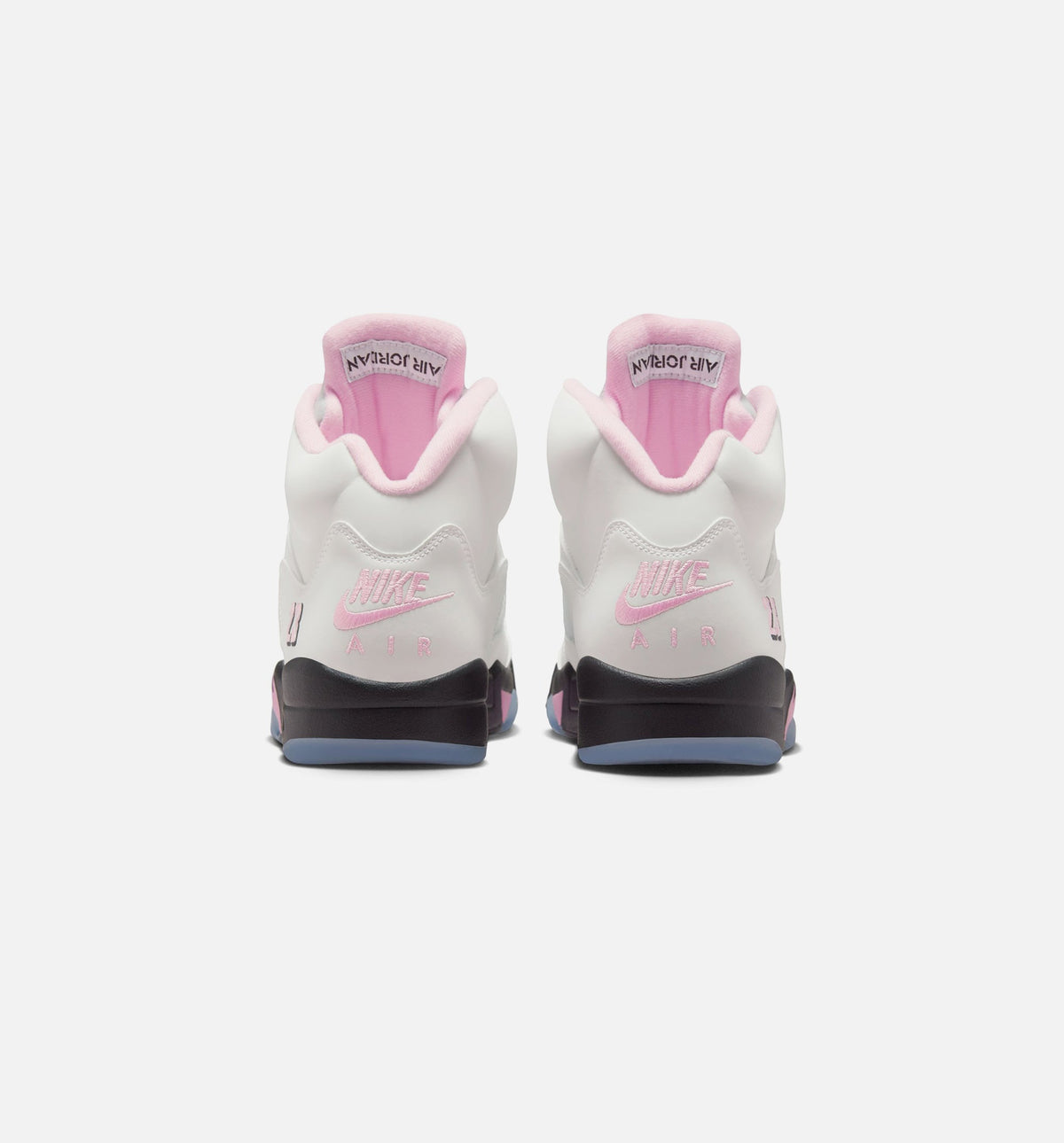 Air Jordan 5 Retro Medium Soft Pink Men's Sneakers - White/Soft Pink/Black