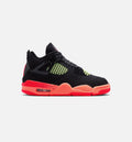 Air Jordan 4 Retro Black Infrared 23 Grade School Sneakers - Black/Infrared 23/Bright Mango