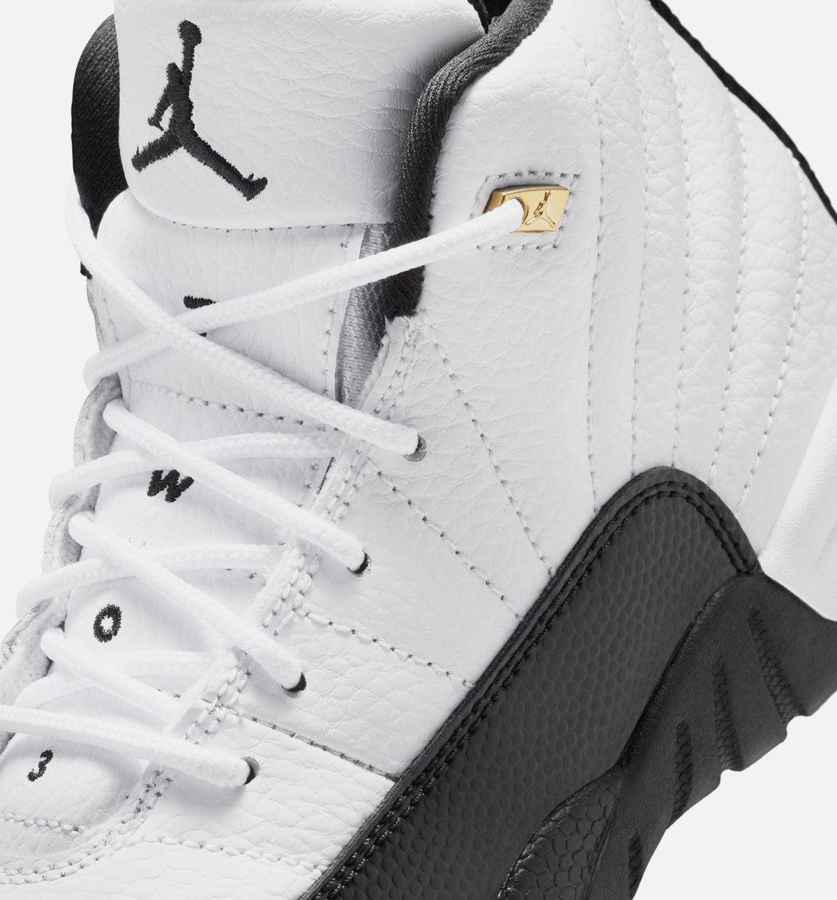 Air Jordan 12 Retro Taxi Preschool Sneakers - White/Black/Taxi