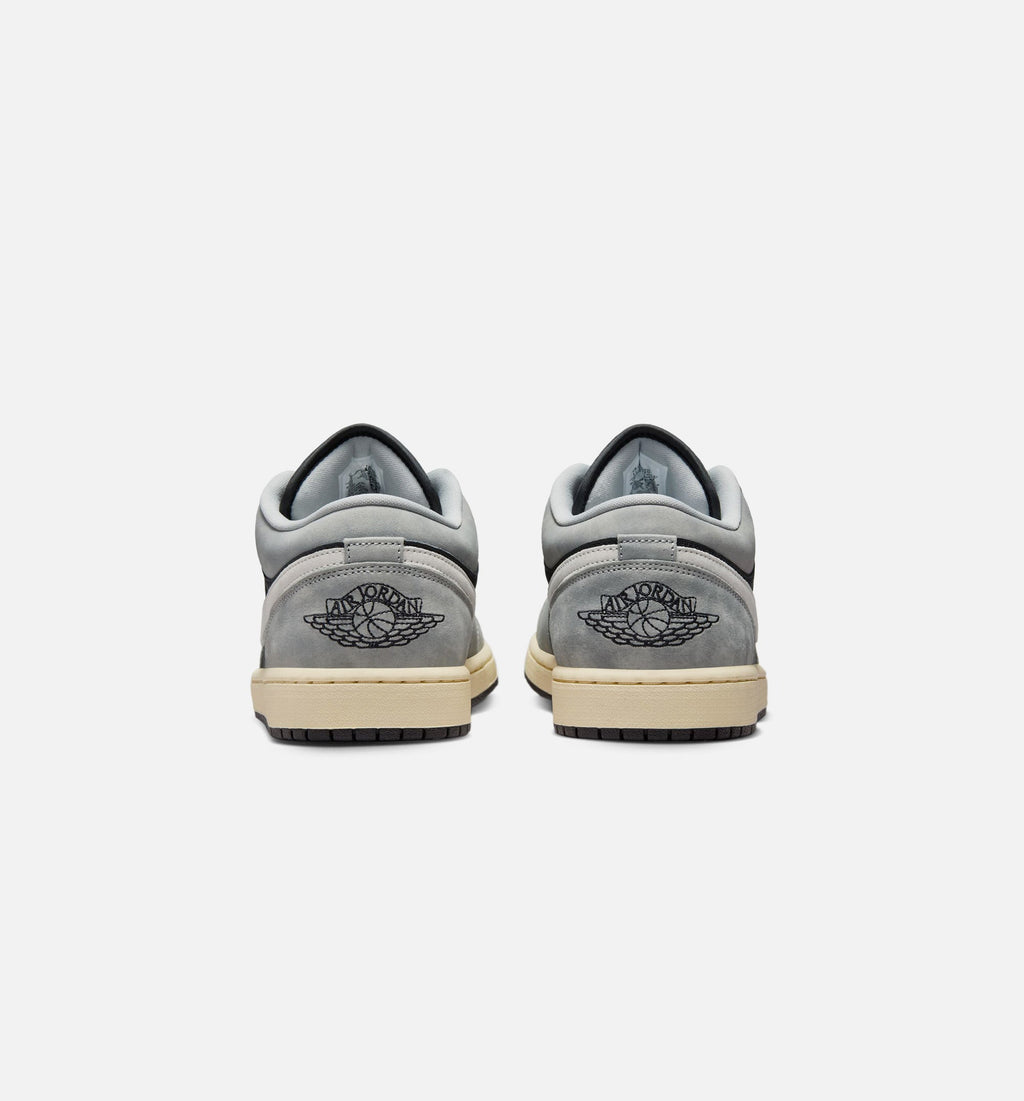 Air Jordan 1 Low SE Men's Sneakers - Light Smoke Grey/White/Off Noir
