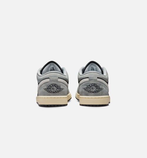 Air Jordan 1 Low SE Men's Sneakers - Light Smoke Grey/White/Off Noir